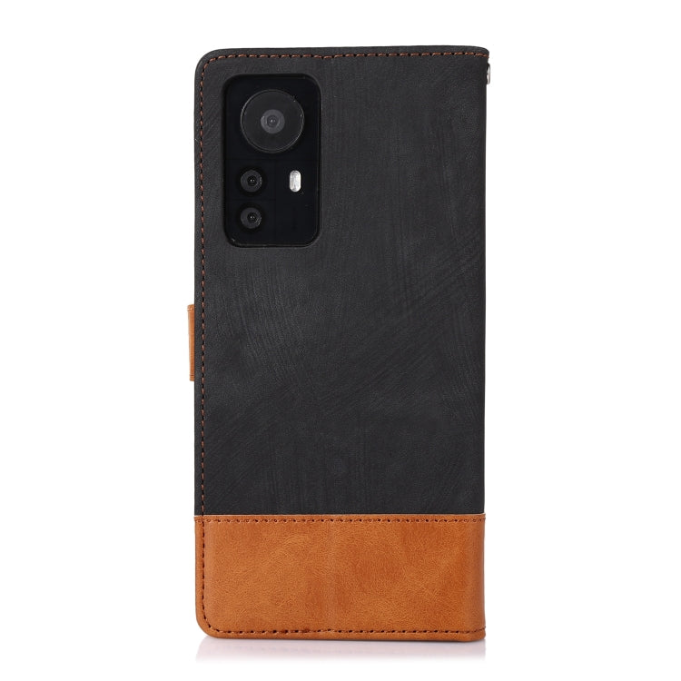 For Xiaomi 12 Pro Splicing Leather Phone Case