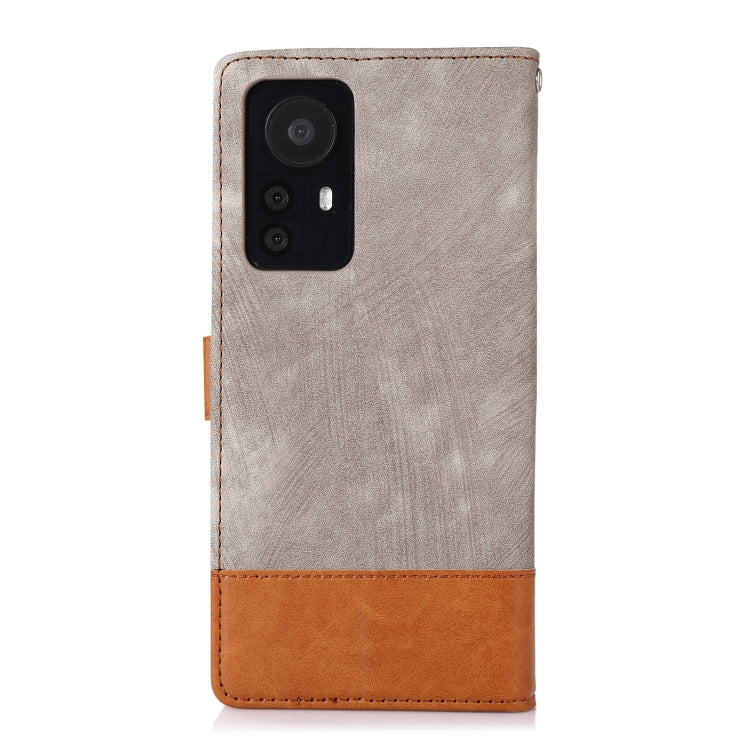 For Xiaomi 12 Pro Splicing Leather Phone Case
