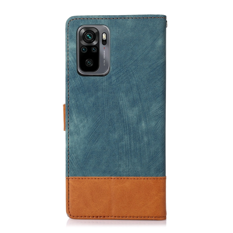 For Xiaomi Redmi 10 Splicing Leather Phone Case