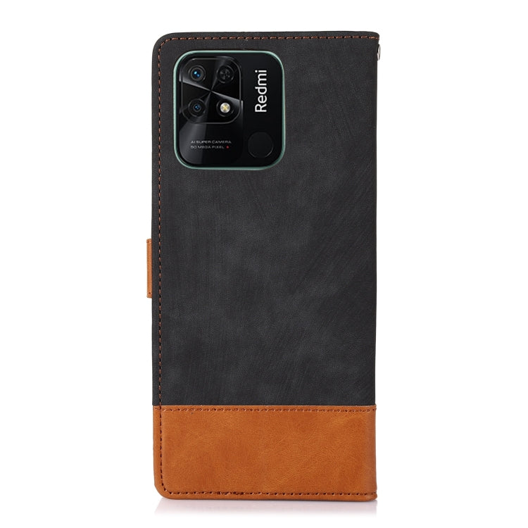 For Xiaomi Redmi 10 India Splicing Leather Phone Case