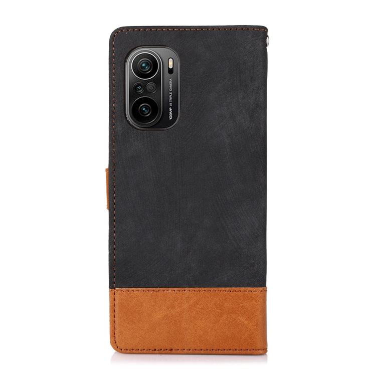 For Xiaomi Redmi K40 / K40 Pro Splicing Leather Phone Case