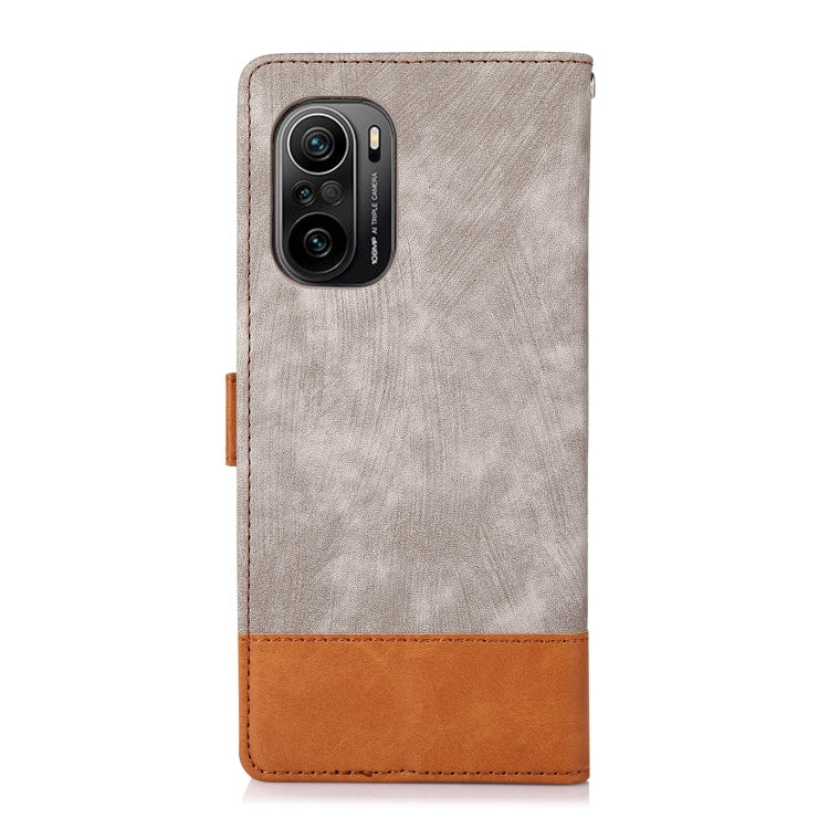 For Xiaomi Redmi K40 / K40 Pro Splicing Leather Phone Case