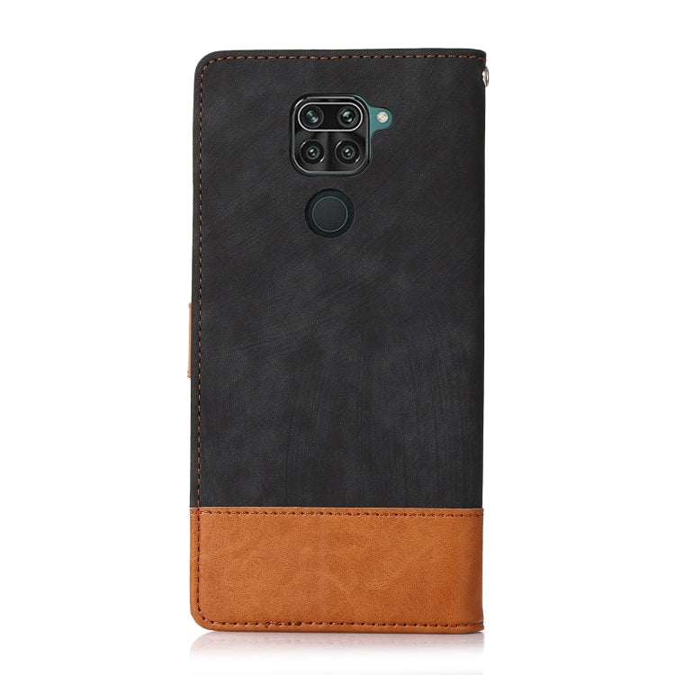 For Xiaomi Redmi Note 9 4G Splicing Leather Phone Case