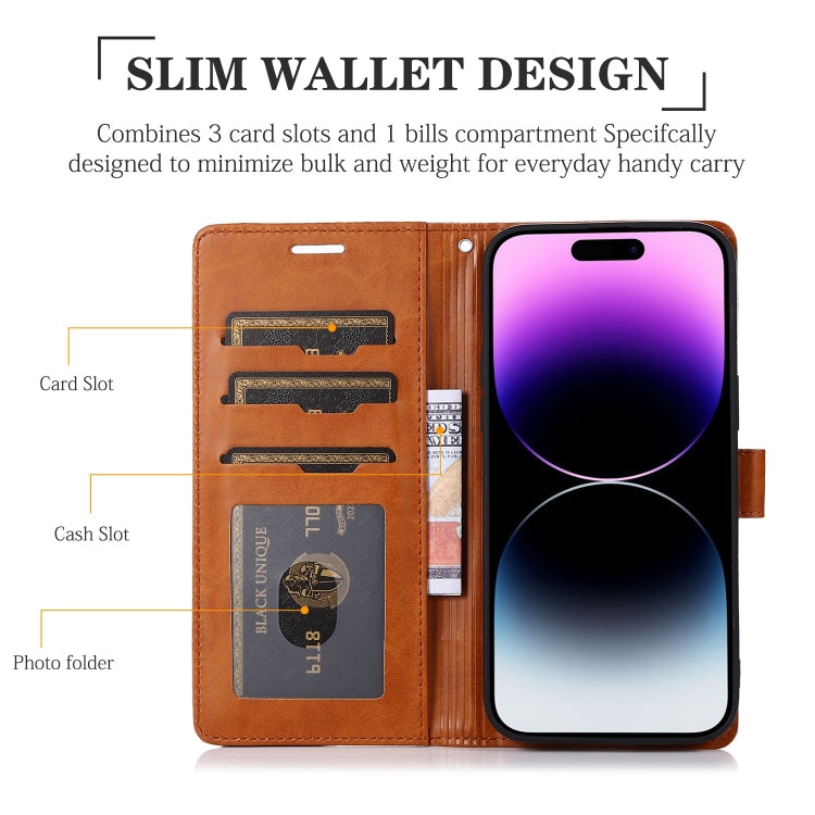 For Xiaomi Redmi Note 9 4G Splicing Leather Phone Case