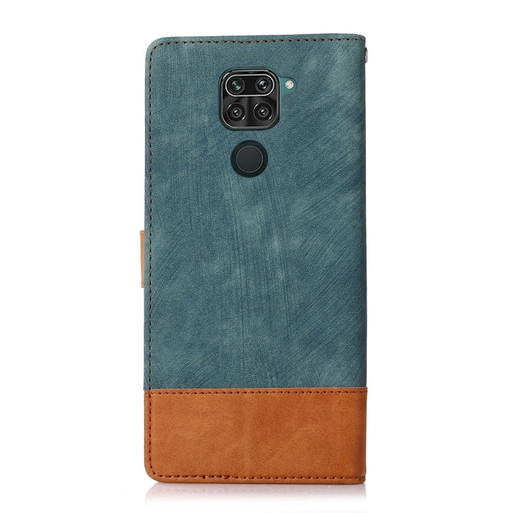 For Xiaomi Redmi Note 9 4G Splicing Leather Phone Case