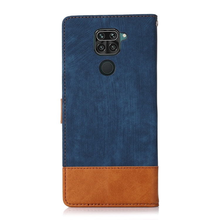 For Xiaomi Redmi Note 9 4G Splicing Leather Phone Case