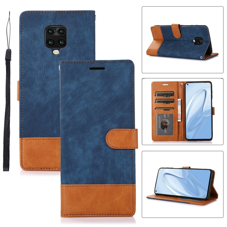 For Xiaomi Redmi Note 9 Pro / Note 9s Splicing Leather Phone Case