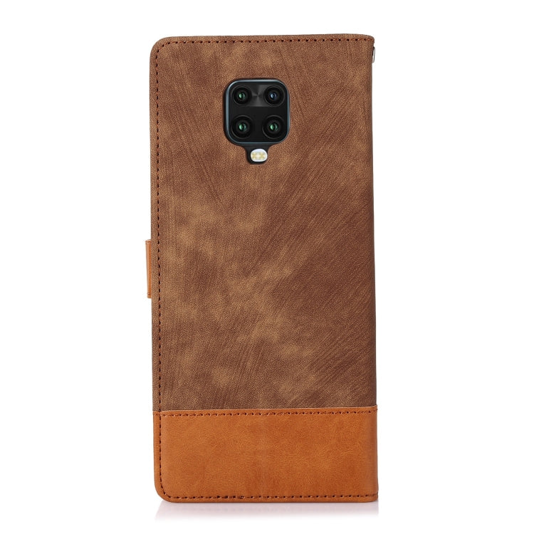 For Xiaomi Redmi Note 9 Pro / Note 9s Splicing Leather Phone Case