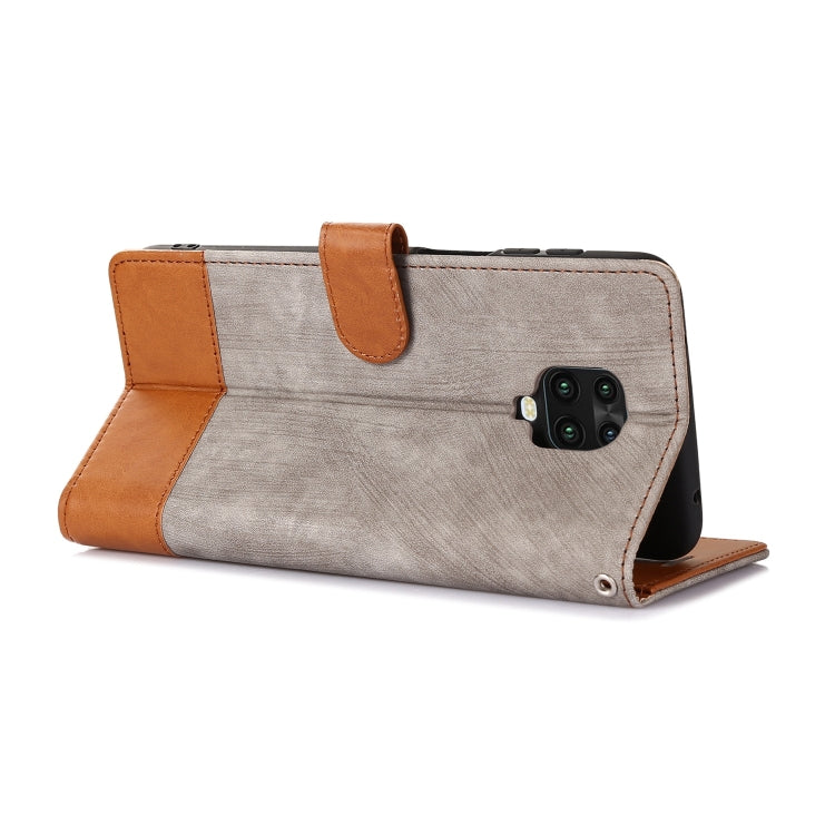 For Xiaomi Redmi Note 9 Pro / Note 9s Splicing Leather Phone Case