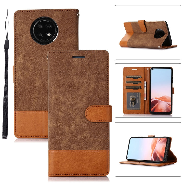 For Xiaomi Redmi Note 9T / Note 9 5G Splicing Leather Phone Case