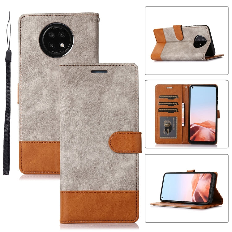 For Xiaomi Redmi Note 9T / Note 9 5G Splicing Leather Phone Case