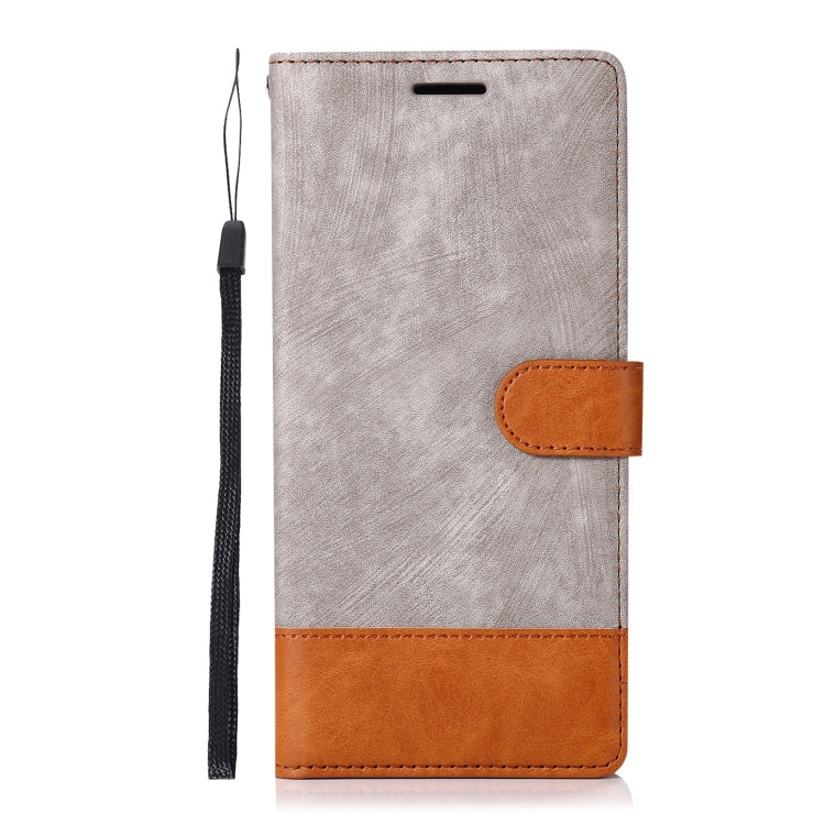 For Xiaomi Redmi Note 10 4G Splicing Leather Phone Case