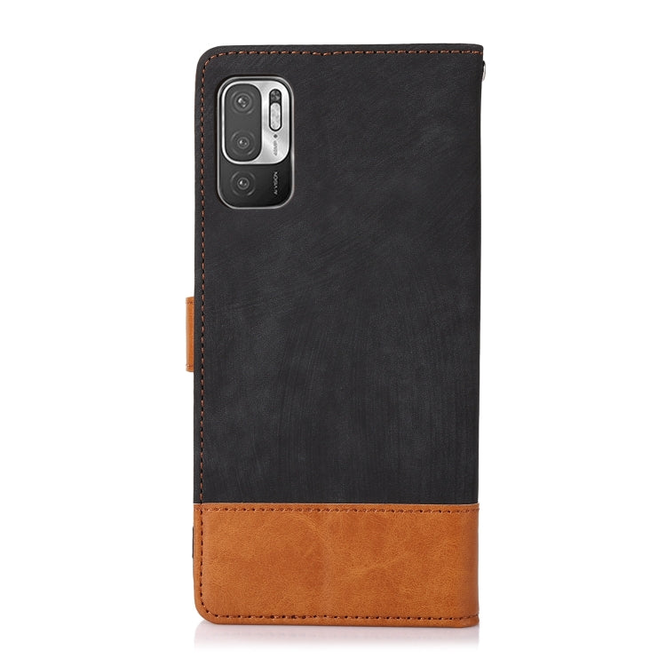 For Xiaomi Redmi Note 10 5G Splicing Leather Phone Case