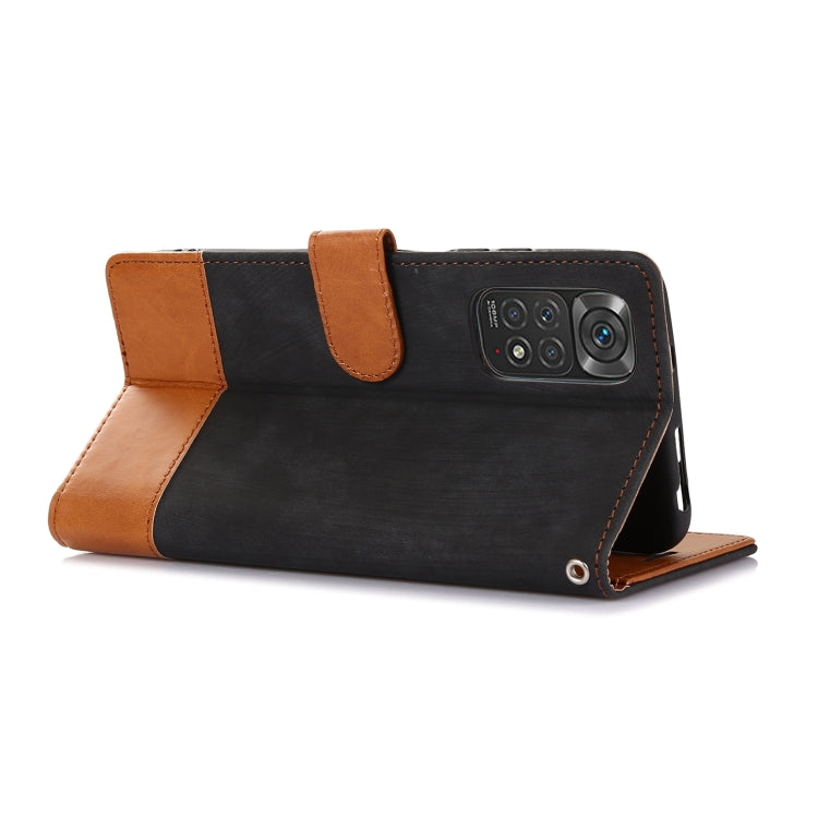 For Xiaomi Redmi Note 11 4G / 11s Splicing Leather Phone Case