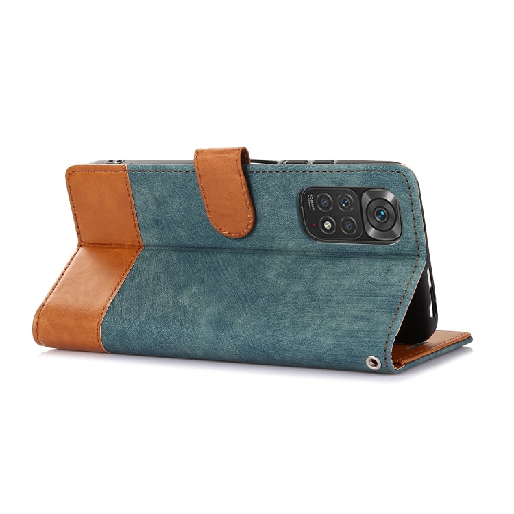 For Xiaomi Redmi Note 11 4G / 11s Splicing Leather Phone Case