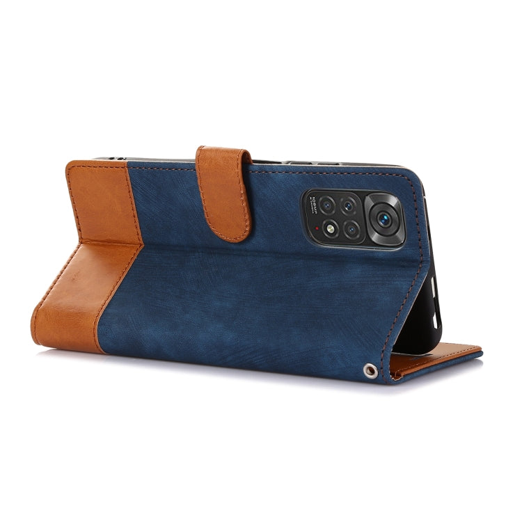 For Xiaomi Redmi Note 11 4G / 11s Splicing Leather Phone Case