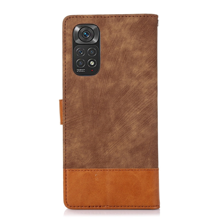 For Xiaomi Redmi Note 11 4G / 11s Splicing Leather Phone Case