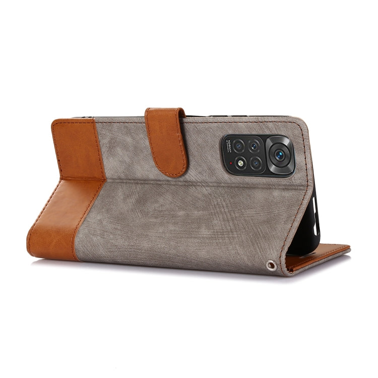 For Xiaomi Redmi Note 11 4G / 11s Splicing Leather Phone Case