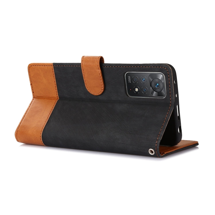 For Xiaomi Redmi Note 11 Pro 5G / 4G Splicing Leather Phone Case