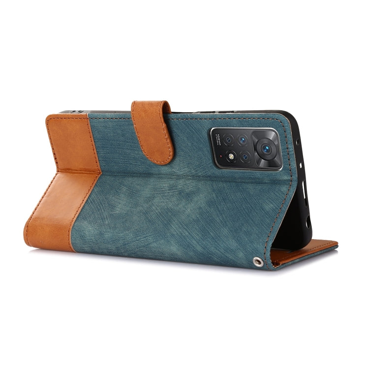 For Xiaomi Redmi Note 11 Pro 5G / 4G Splicing Leather Phone Case