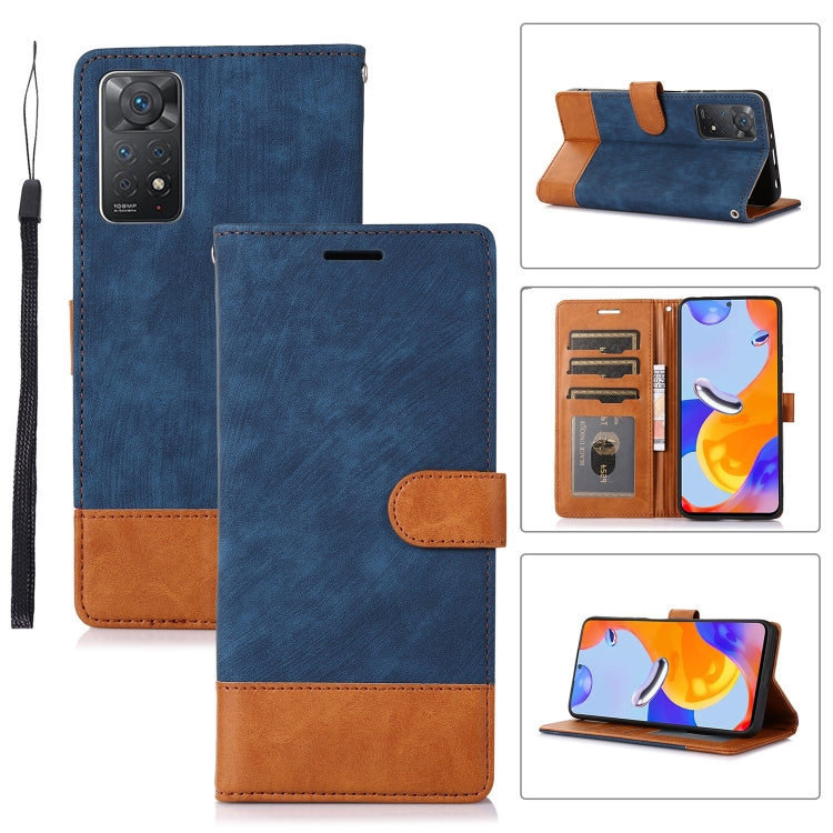 For Xiaomi Redmi Note 11 Pro 5G / 4G Splicing Leather Phone Case