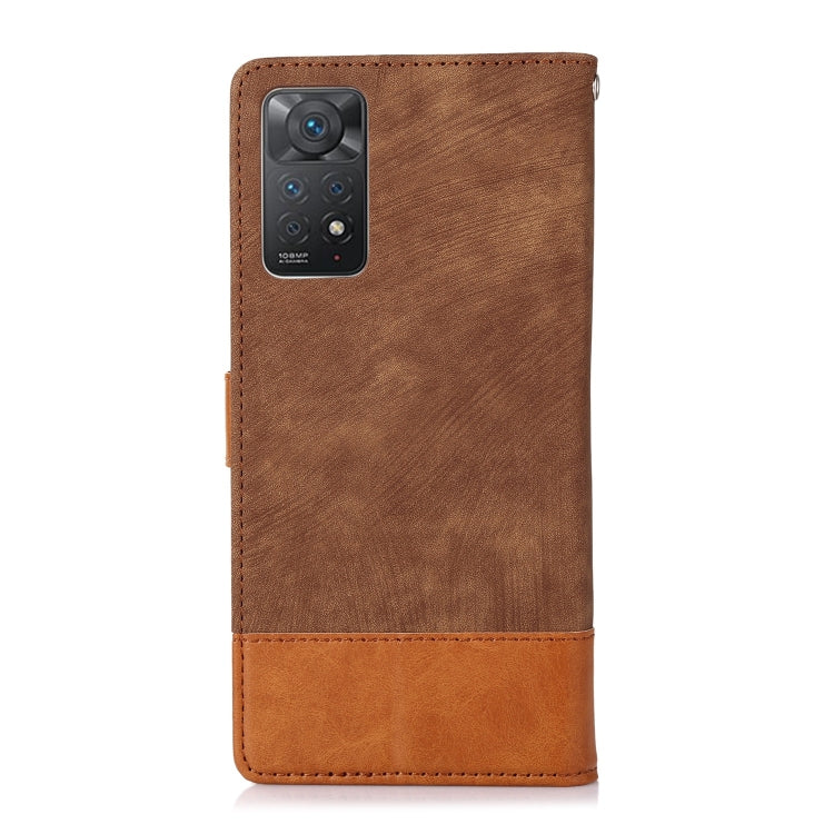 For Xiaomi Redmi Note 11 Pro 5G / 4G Splicing Leather Phone Case