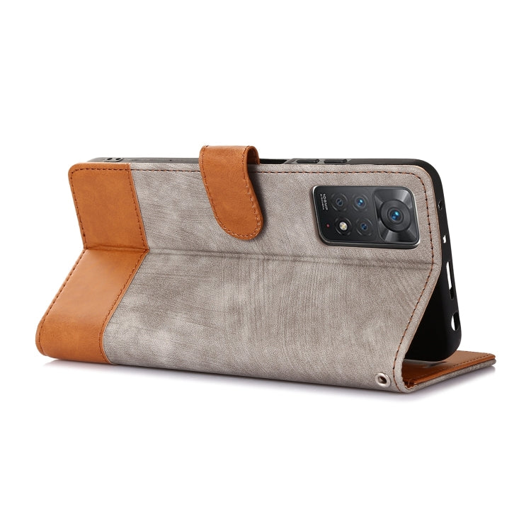 For Xiaomi Redmi Note 11 Pro 5G / 4G Splicing Leather Phone Case