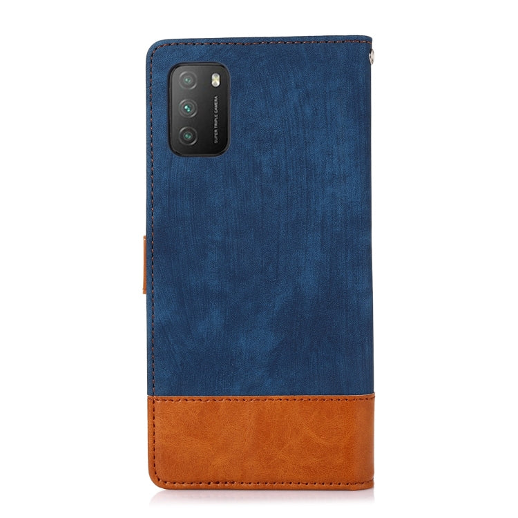 For Xiaomi Poco M3 Splicing Leather Phone Case