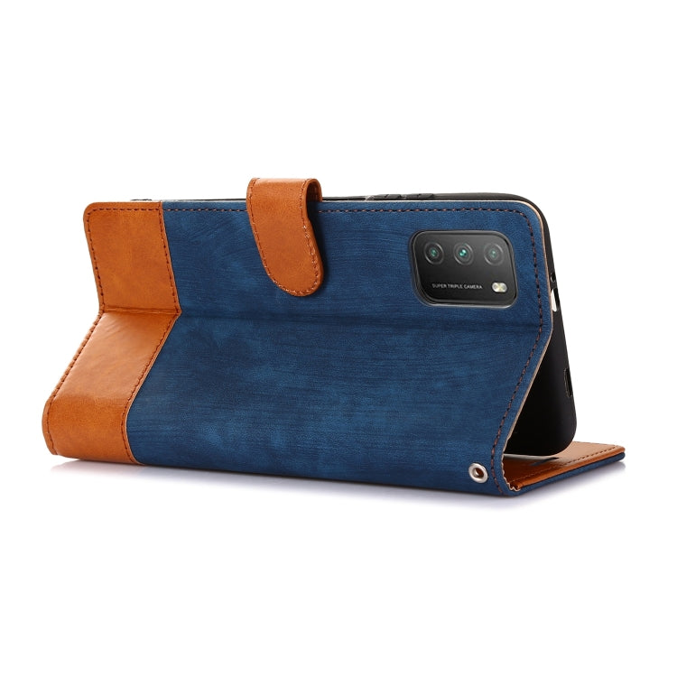 For Xiaomi Poco M3 Splicing Leather Phone Case