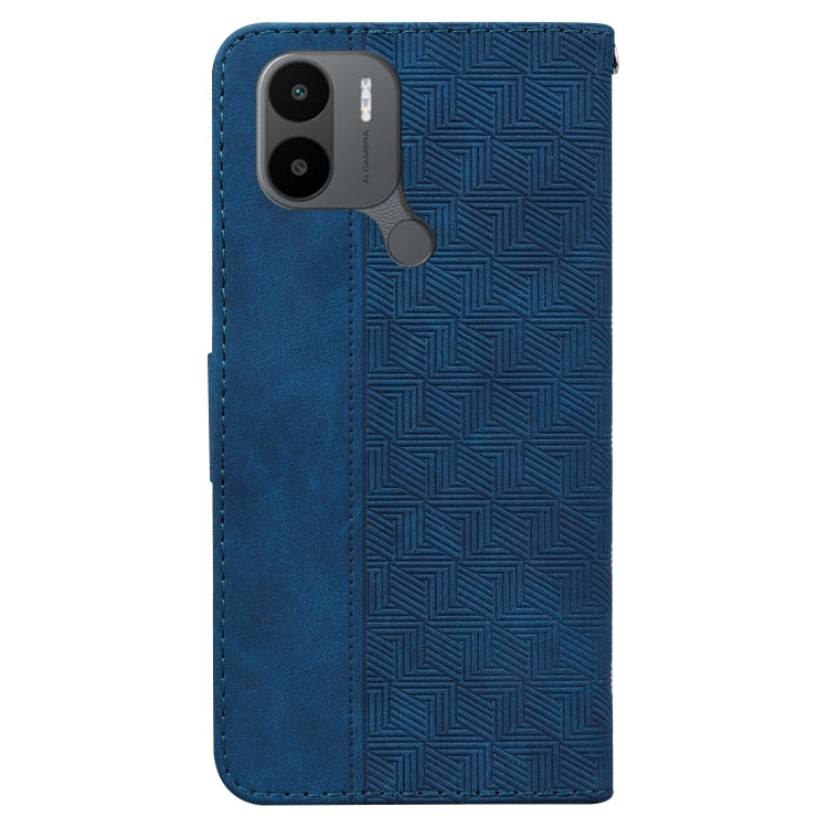 For Xiaomi Redmi A1+ Geometric Embossed Flip Leather Phone Case