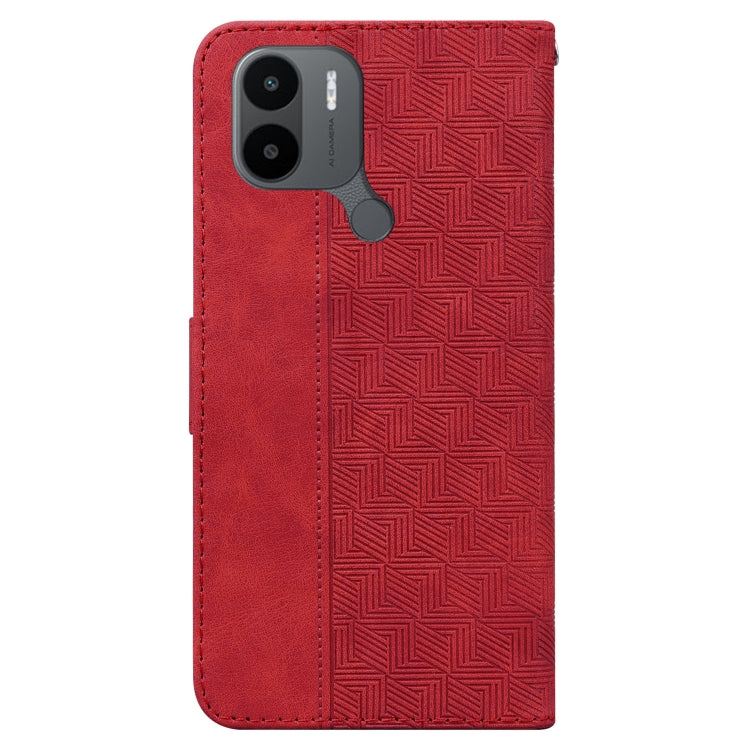 For Xiaomi Redmi A1+ Geometric Embossed Flip Leather Phone Case