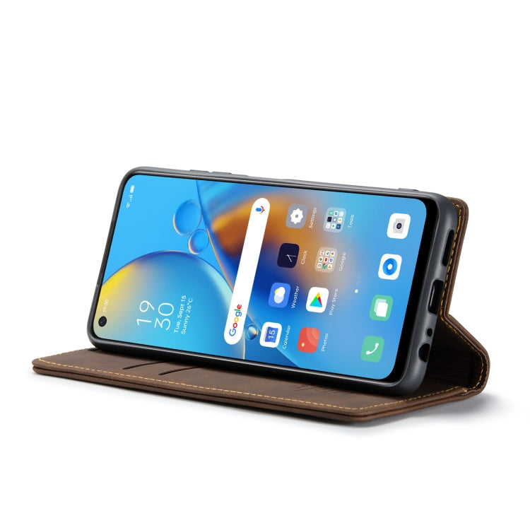 CaseMe 013 Multifunctional Horizontal Flip Leather Phone Case For OPPO F19/F19S/A74 4G/A95 4G/Reno6 Lite 4G Global