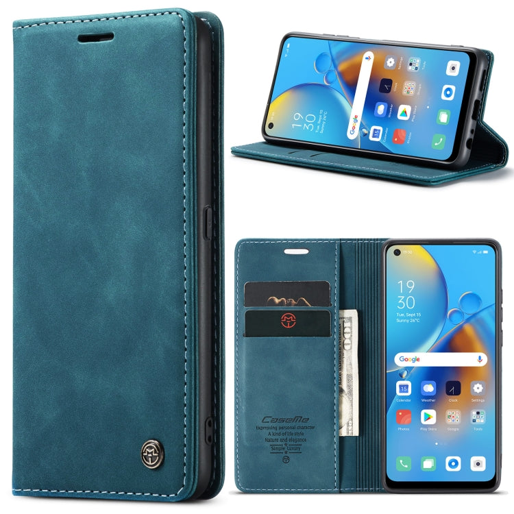CaseMe 013 Multifunctional Horizontal Flip Leather Phone Case For OPPO F19/F19S/A74 4G/A95 4G/Reno6 Lite 4G Global