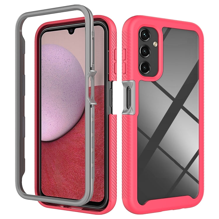 For Samsung Galaxy A14 5G Two-layer Integrated Transparent TPU + PC Protective Phone Case