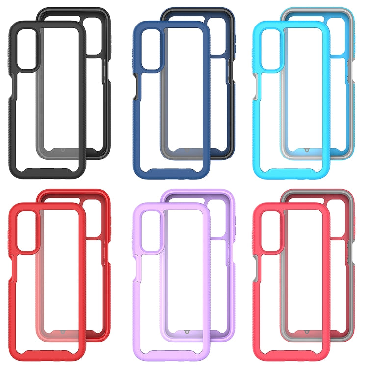 For Samsung Galaxy A14 5G Two-layer Integrated Transparent TPU + PC Protective Phone Case