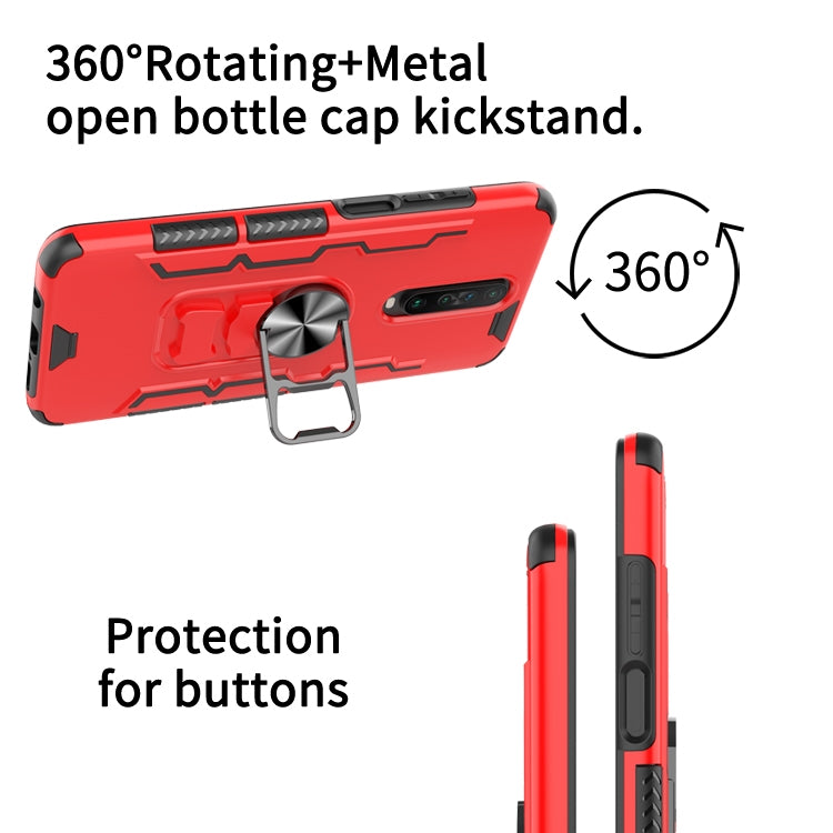 For Xiaomi Redmi K30 Shockproof PC + TPU Protective Case with Beer Opener & Car Holder