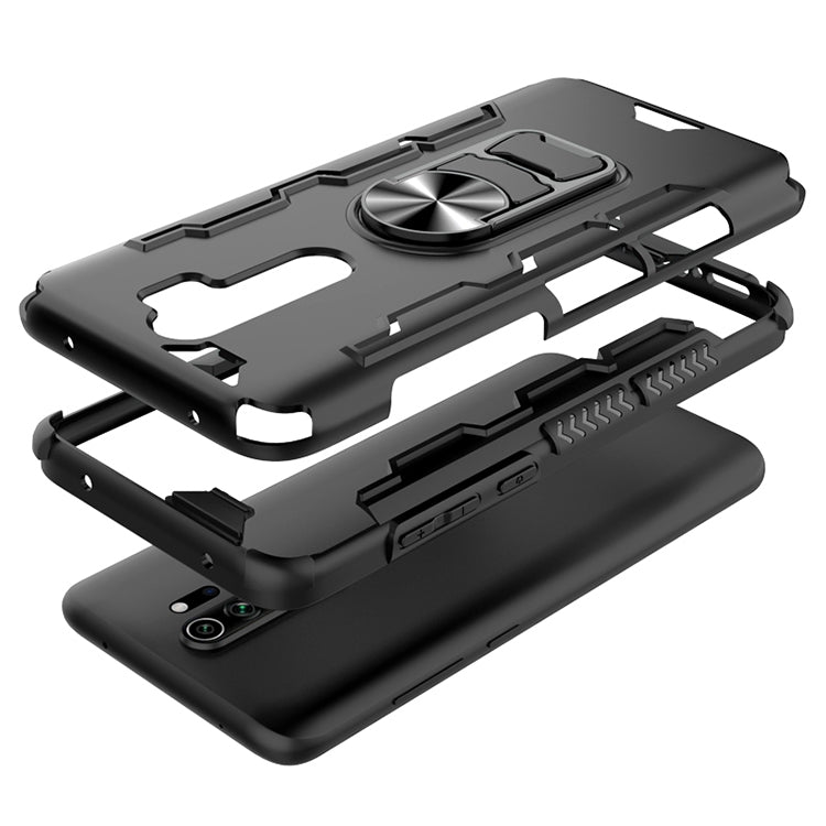 For Xiaomi Redmi Note 8 Pro Shockproof PC + TPU Protective Case with Beer Opener & Car Holder
