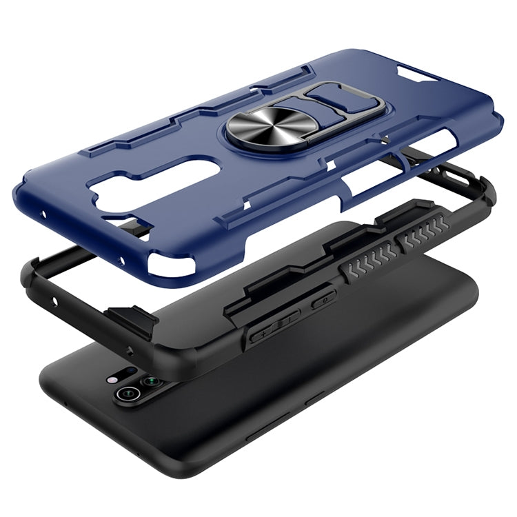 For Xiaomi Redmi Note 8 Pro Shockproof PC + TPU Protective Case with Beer Opener & Car Holder