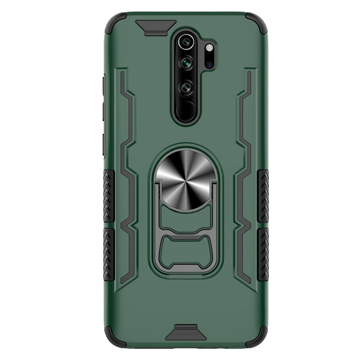 For Xiaomi Redmi Note 8 Pro Shockproof PC + TPU Protective Case with Beer Opener & Car Holder