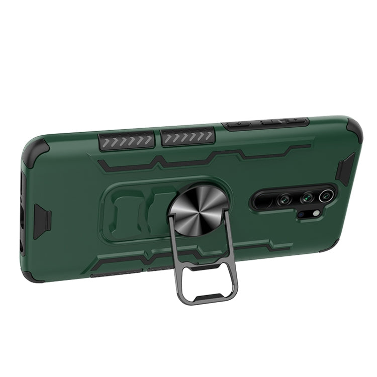 For Xiaomi Redmi Note 8 Pro Shockproof PC + TPU Protective Case with Beer Opener & Car Holder