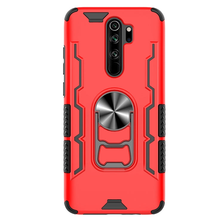 For Xiaomi Redmi Note 8 Pro Shockproof PC + TPU Protective Case with Beer Opener & Car Holder