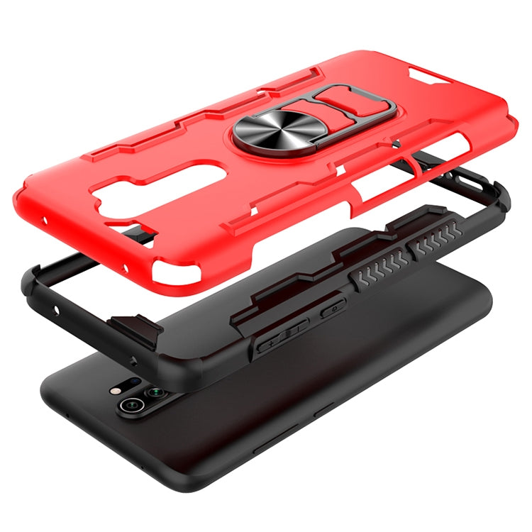 For Xiaomi Redmi Note 8 Pro Shockproof PC + TPU Protective Case with Beer Opener & Car Holder
