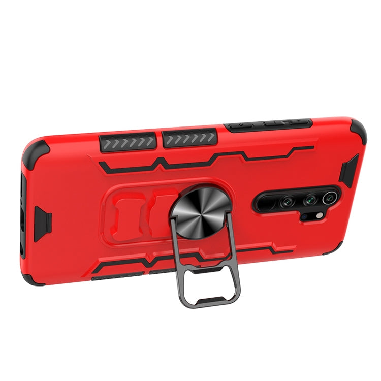 For Xiaomi Redmi Note 8 Pro Shockproof PC + TPU Protective Case with Beer Opener & Car Holder