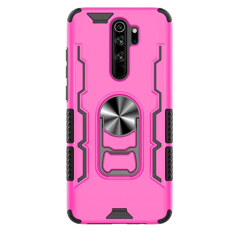 For Xiaomi Redmi Note 8 Pro Shockproof PC + TPU Protective Case with Beer Opener & Car Holder