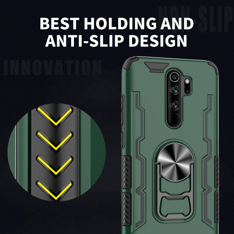 For Xiaomi Redmi Note 8 Pro Shockproof PC + TPU Protective Case with Beer Opener & Car Holder