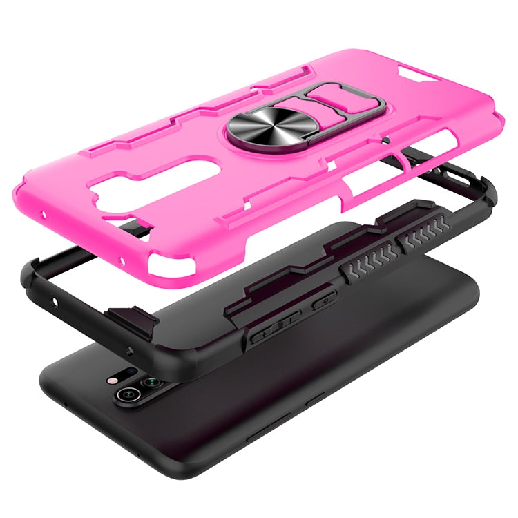 For Xiaomi Redmi Note 8 Pro Shockproof PC + TPU Protective Case with Beer Opener & Car Holder