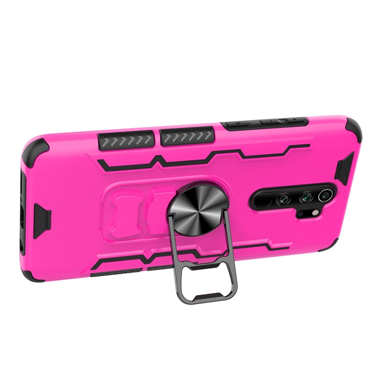 For Xiaomi Redmi Note 8 Pro Shockproof PC + TPU Protective Case with Beer Opener & Car Holder