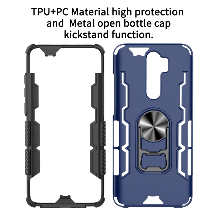 For Xiaomi Redmi Note 8 Pro Shockproof PC + TPU Protective Case with Beer Opener & Car Holder