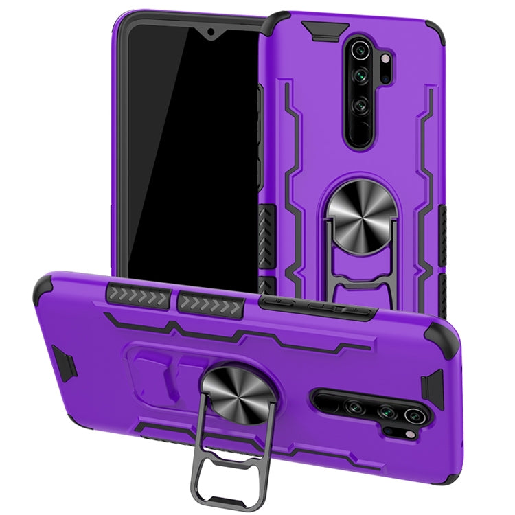 For Xiaomi Redmi Note 8 Pro Shockproof PC + TPU Protective Case with Beer Opener & Car Holder