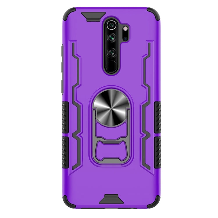 For Xiaomi Redmi Note 8 Pro Shockproof PC + TPU Protective Case with Beer Opener & Car Holder